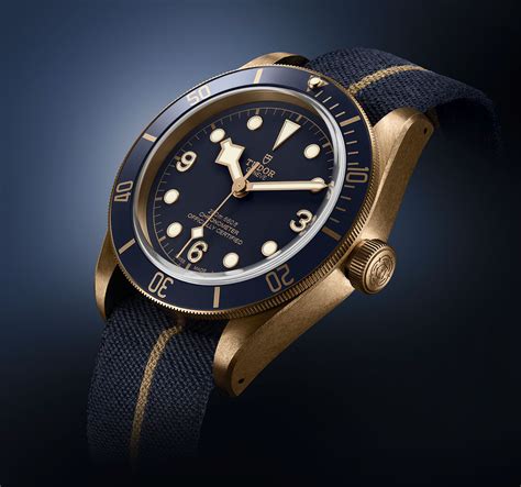 tudor heritage black bay bronze blue bucherer edition|tudor black bay bronze price.